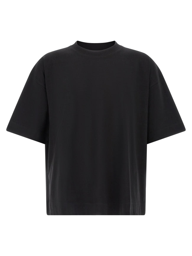 Dries Van Noten Schwarzes Baumwoll-T-Shirt