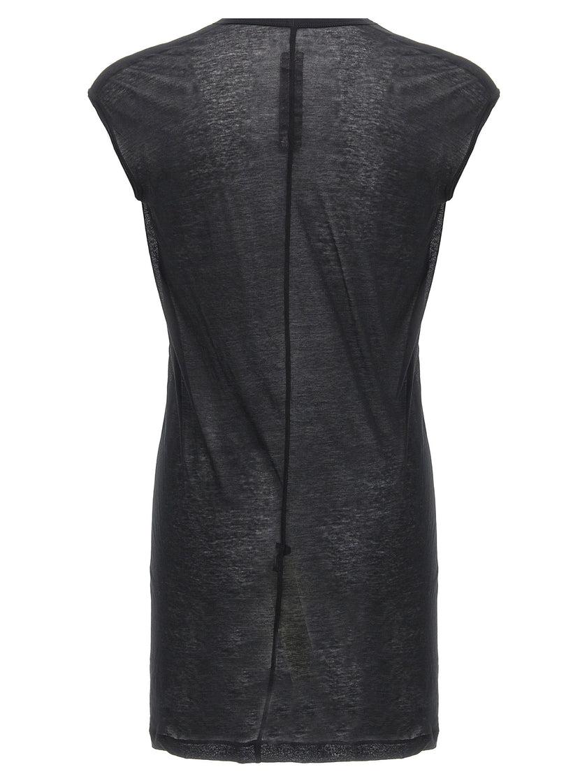 Rick Owens Schwarzes Baumwoll-T-Shirt