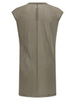 Rick Owens Graues Baumwoll-T-Shirt