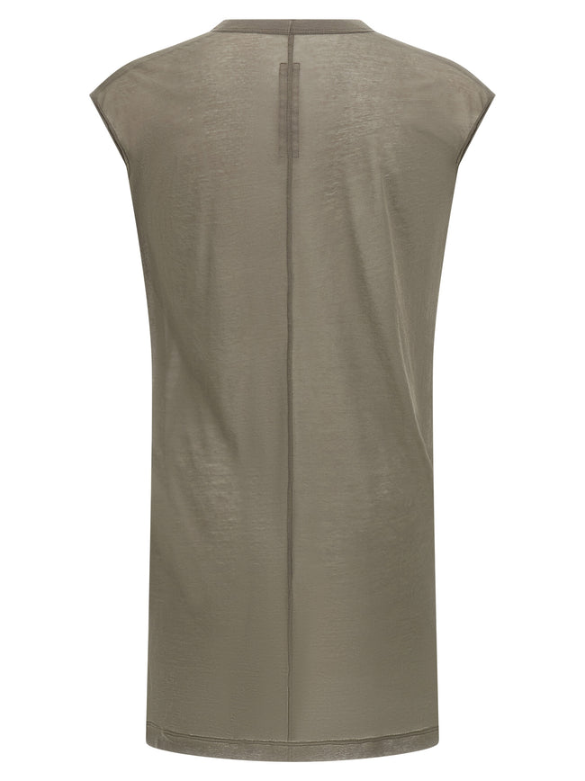 Rick Owens Graues Baumwoll-T-Shirt