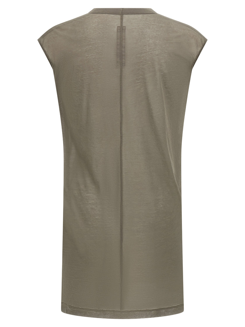 Rick Owens Graues Baumwoll-T-Shirt