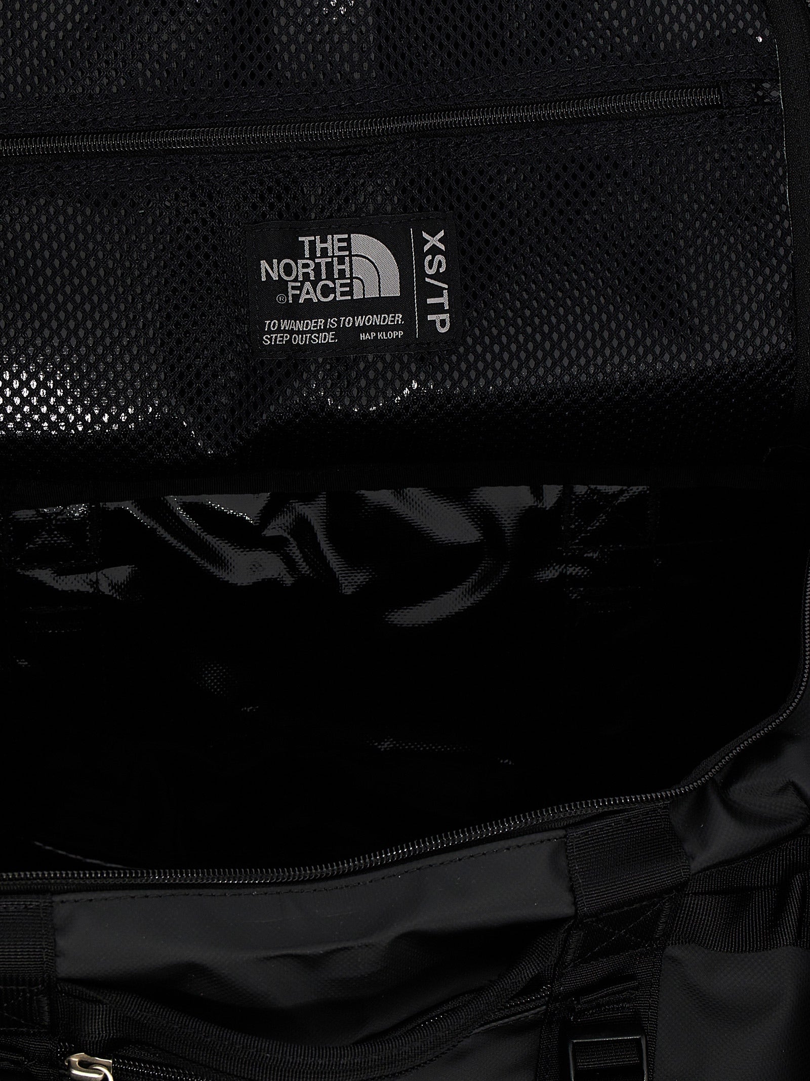 The North Face Schwarzer Rucksack aus recyceltem Polyester