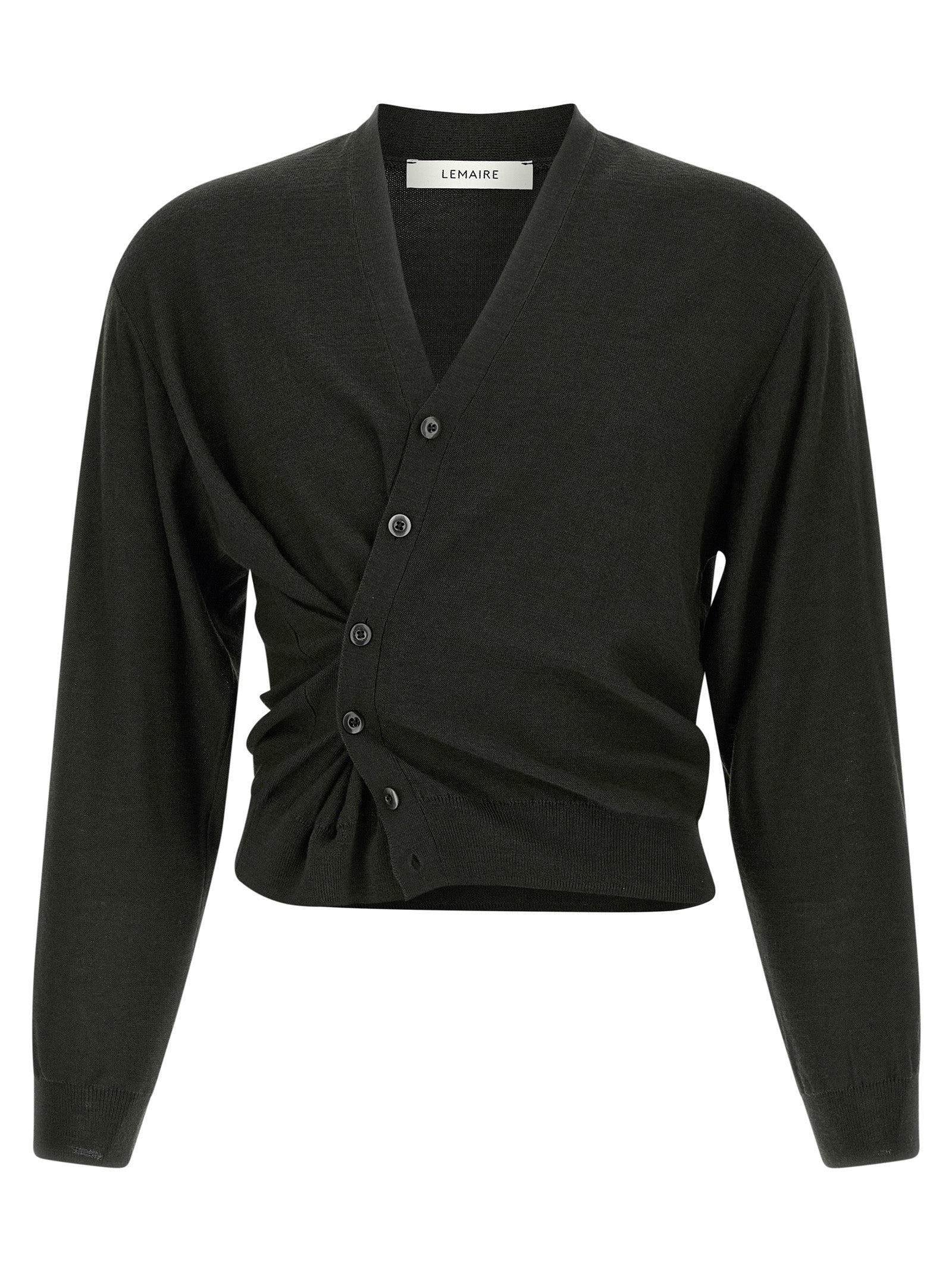 Lemaire Schwarzer Marabou-Strickjacke