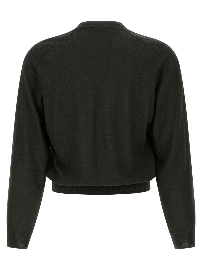 Lemaire Schwarzer Marabou-Strickjacke
