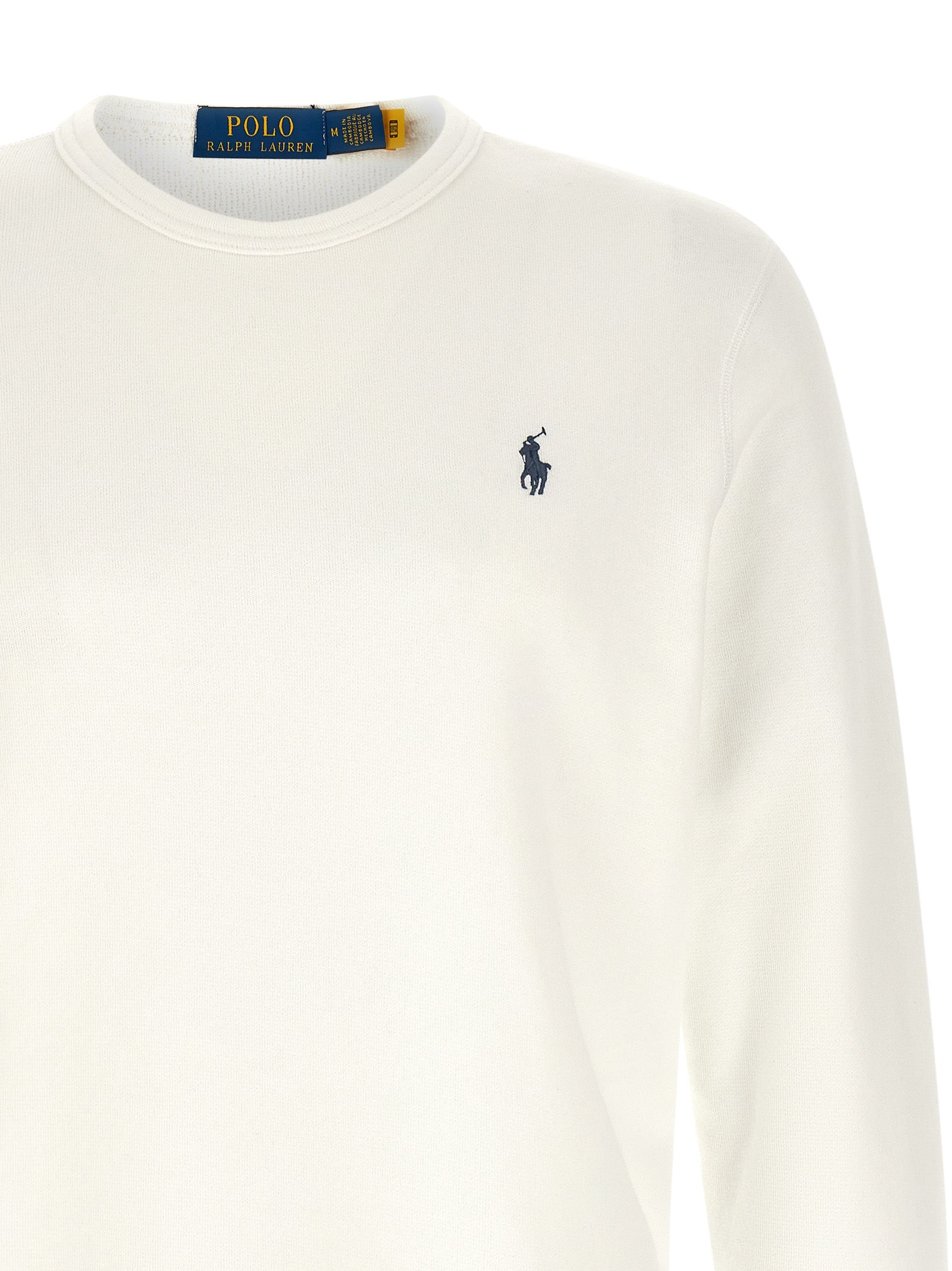 Polo Ralph Lauren Weißes Baumwoll-Sweatshirt