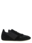 Rick Owens Schwarze Kalbsleder-Sneaker