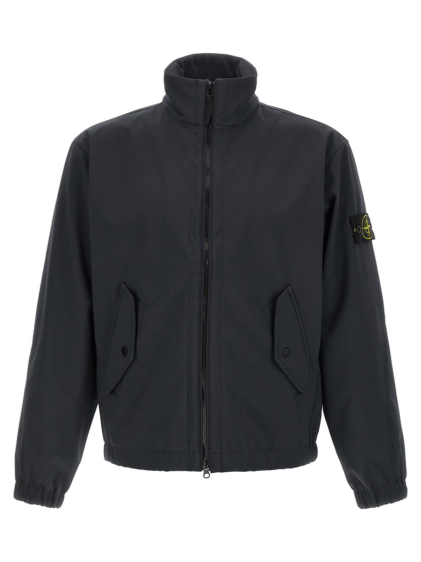 Stone Island Blaue Polyesterkleidung