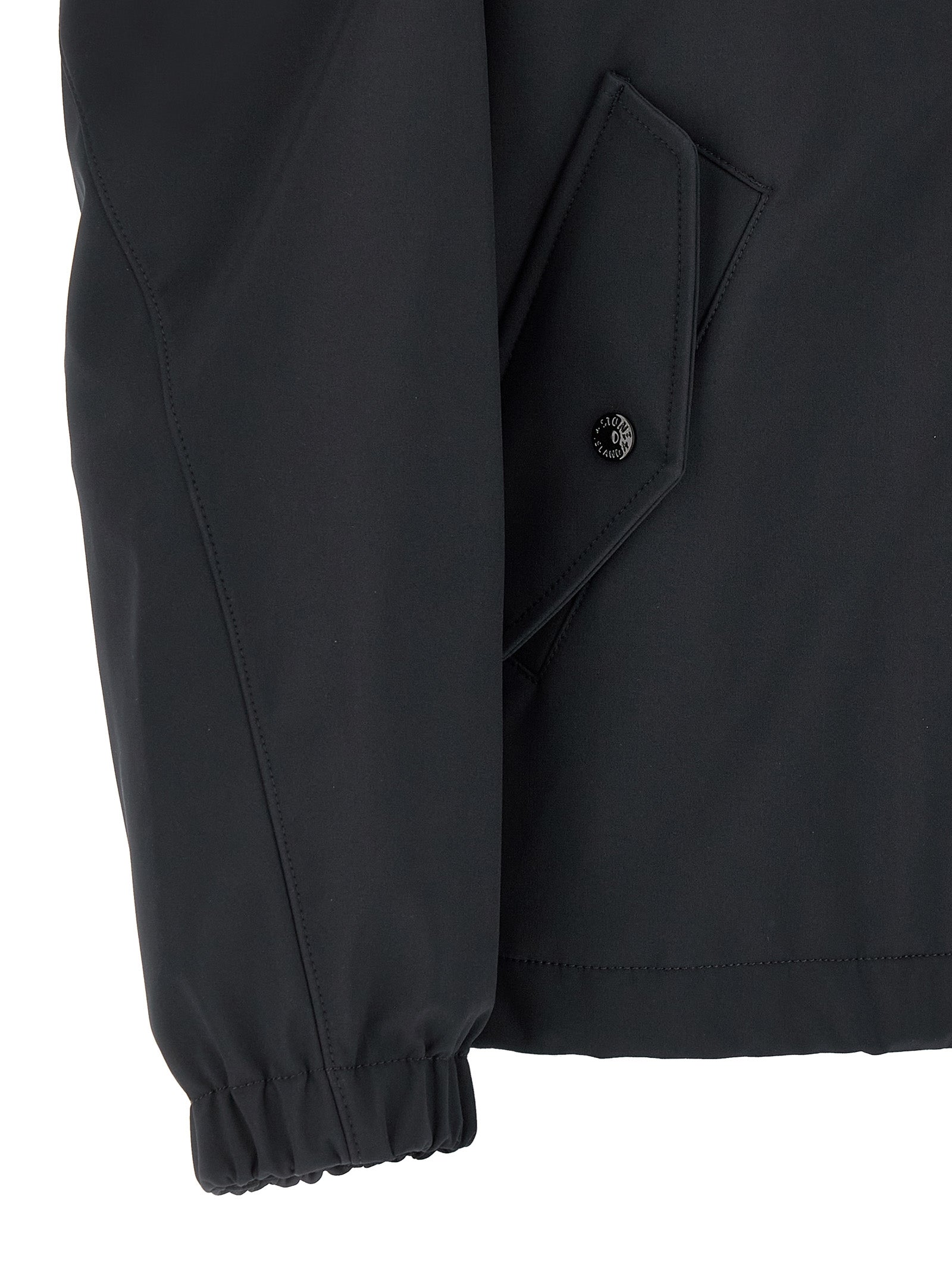 Stone Island Blaue Polyesterkleidung