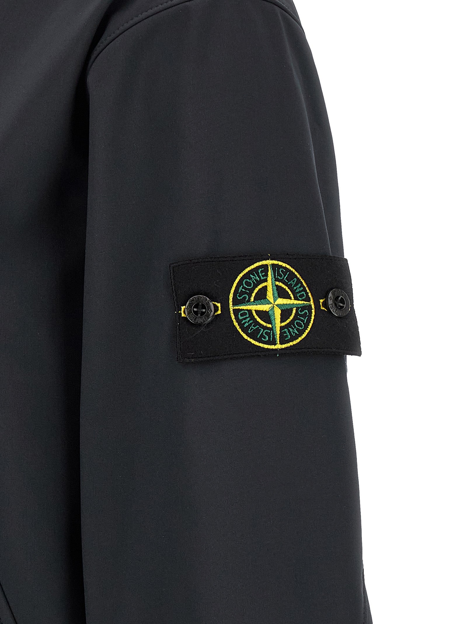 Stone Island Blaue Polyesterkleidung