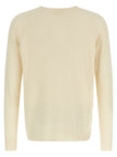 MA'RY'YA Beige Cotton Cardigan