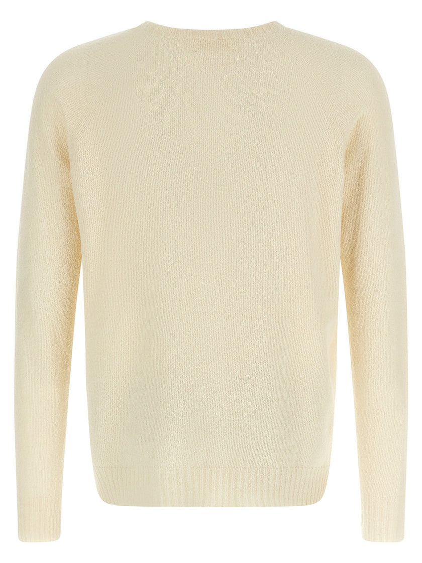 MA'RY'YA Beige Cotton Cardigan