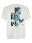 Gramicci Weißes Baumwoll-T-Shirt