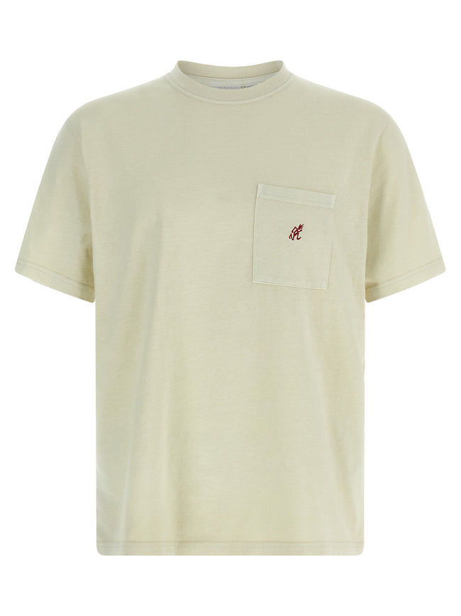 Gramicci Beiges Baumwoll-T-Shirt
