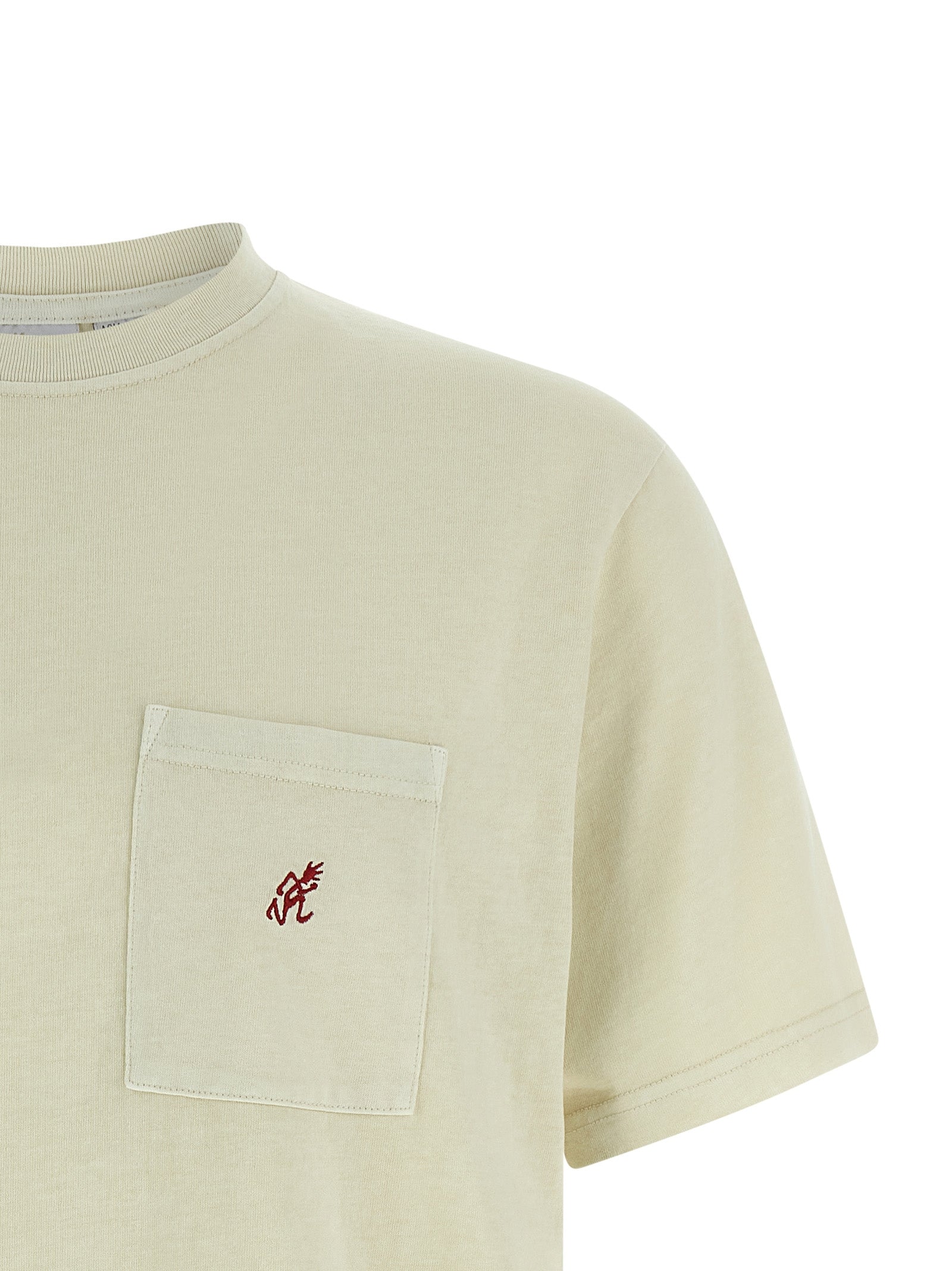 Gramicci Beiges Baumwoll-T-Shirt
