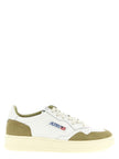 Autry Zweifarbige Low-Top-Sneaker aus Rindsleder