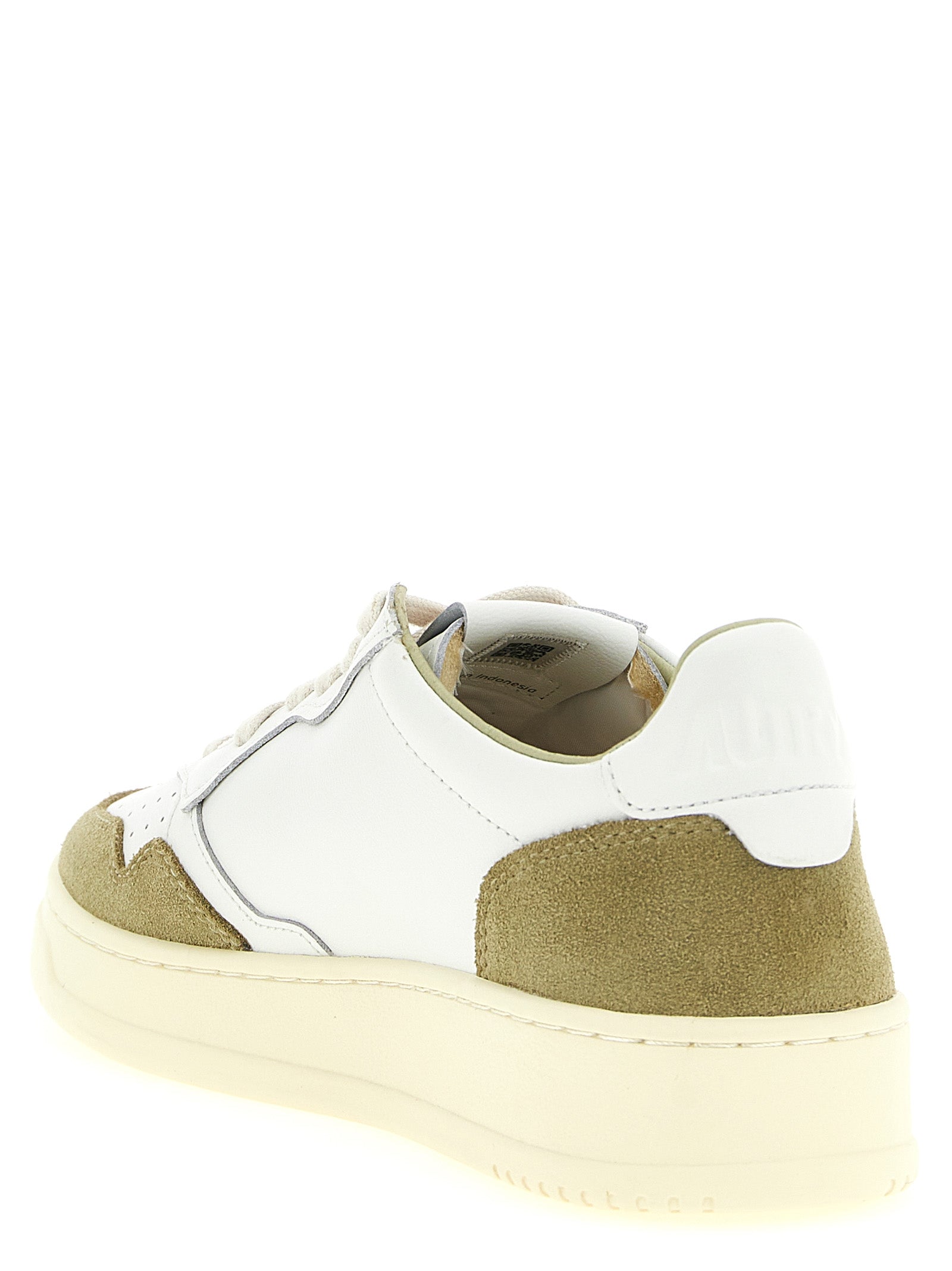 Autry Zweifarbige Low-Top-Sneaker aus Rindsleder