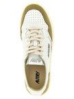 Autry Zweifarbige Low-Top-Sneaker aus Rindsleder