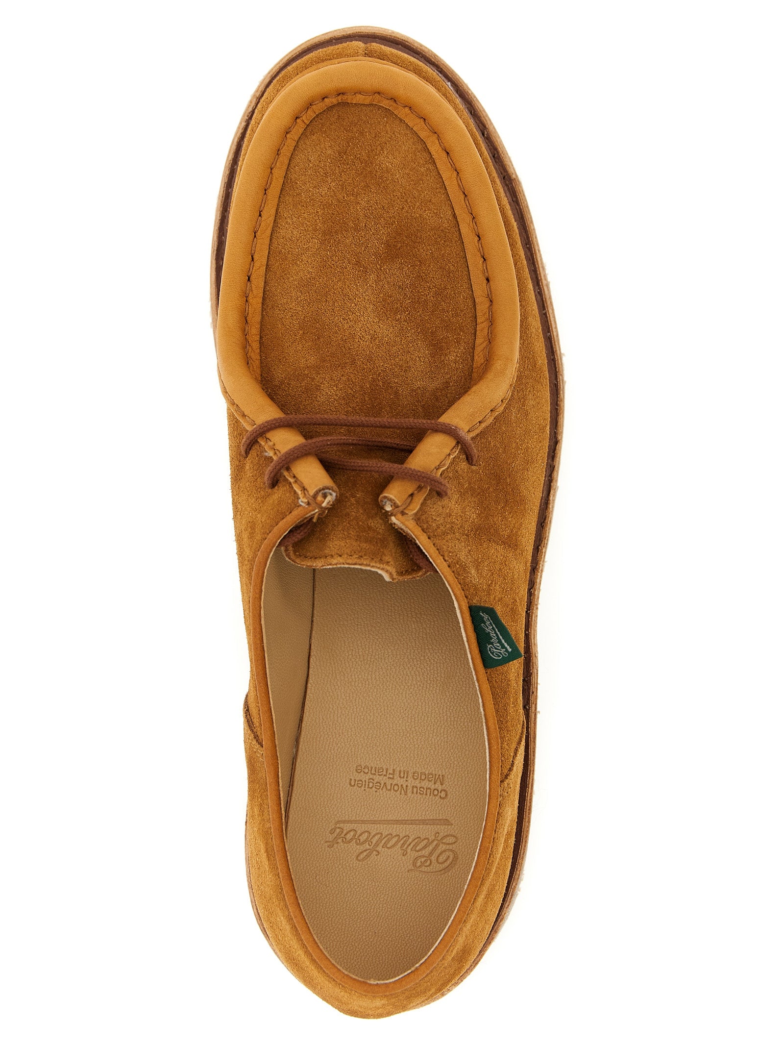 PARABOOT Braune Kalbsleder Oxford- und Derby-Schuhe