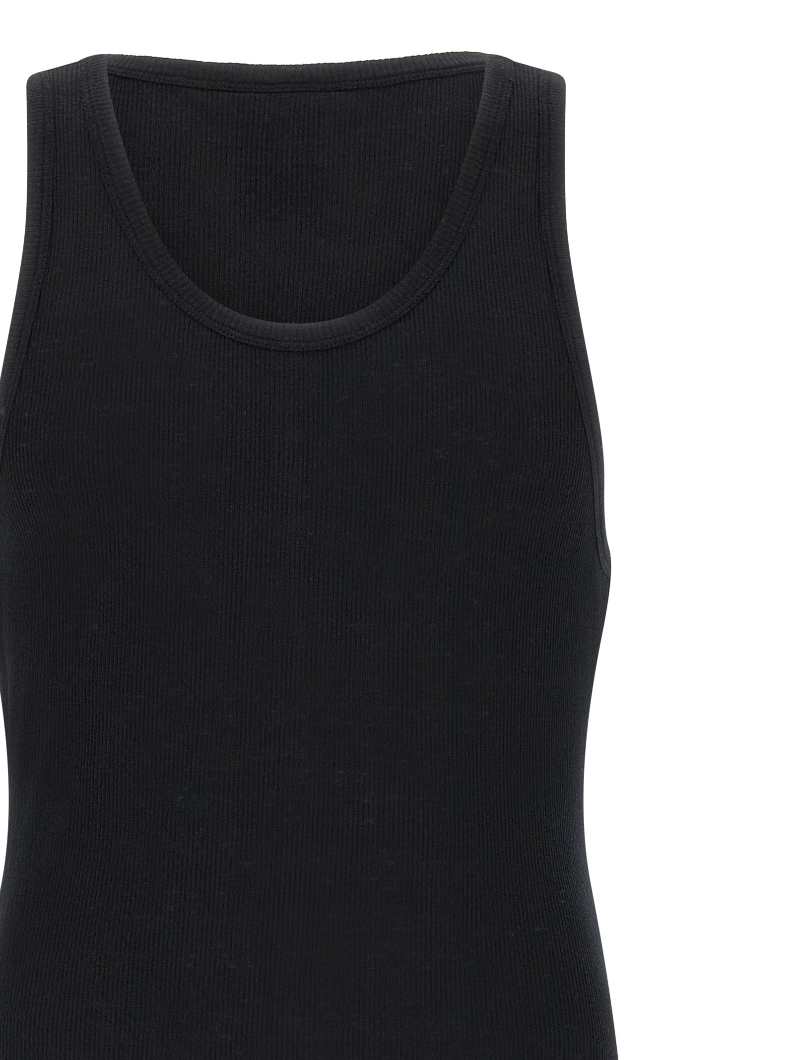 Thom Krom Schwarzes Baumwoll-T-Shirt