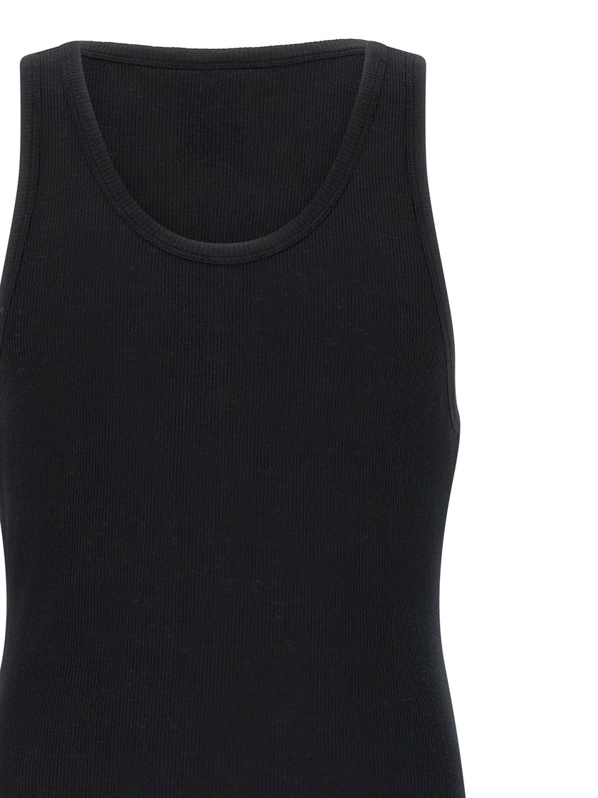 Thom Krom Schwarzes Baumwoll-T-Shirt