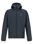 PATAGONIA Blaue Polyester-Jacke in voller Länge