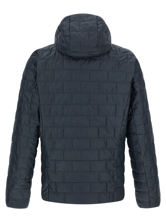 PATAGONIA Blaue Polyester-Jacke in voller Länge