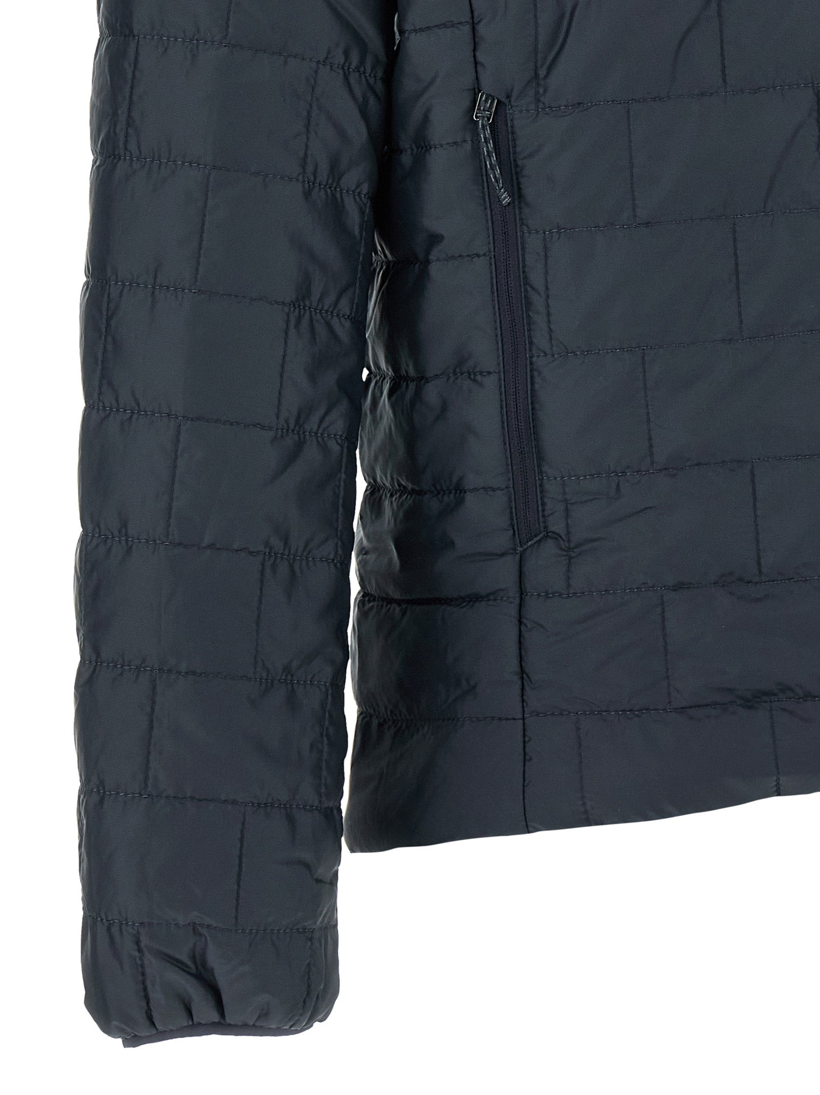PATAGONIA Blaue Polyester-Jacke in voller Länge