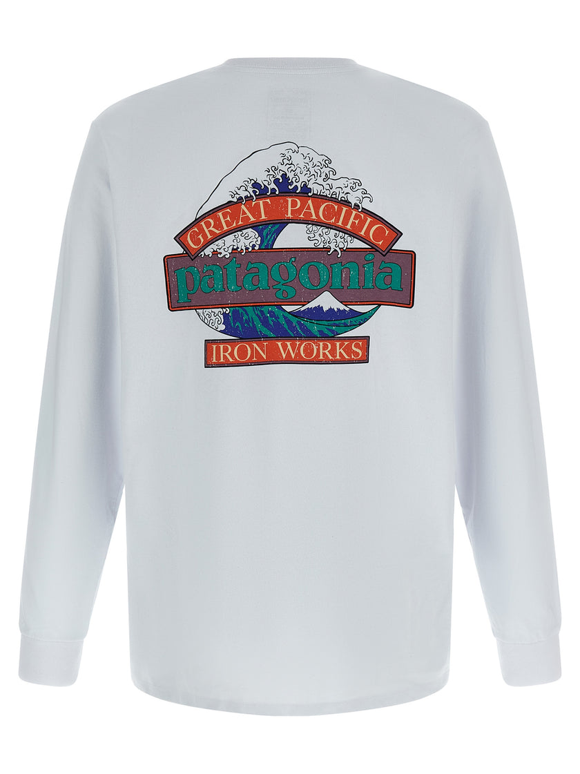 PATAGONIA Weißes Baumwoll-T-Shirt