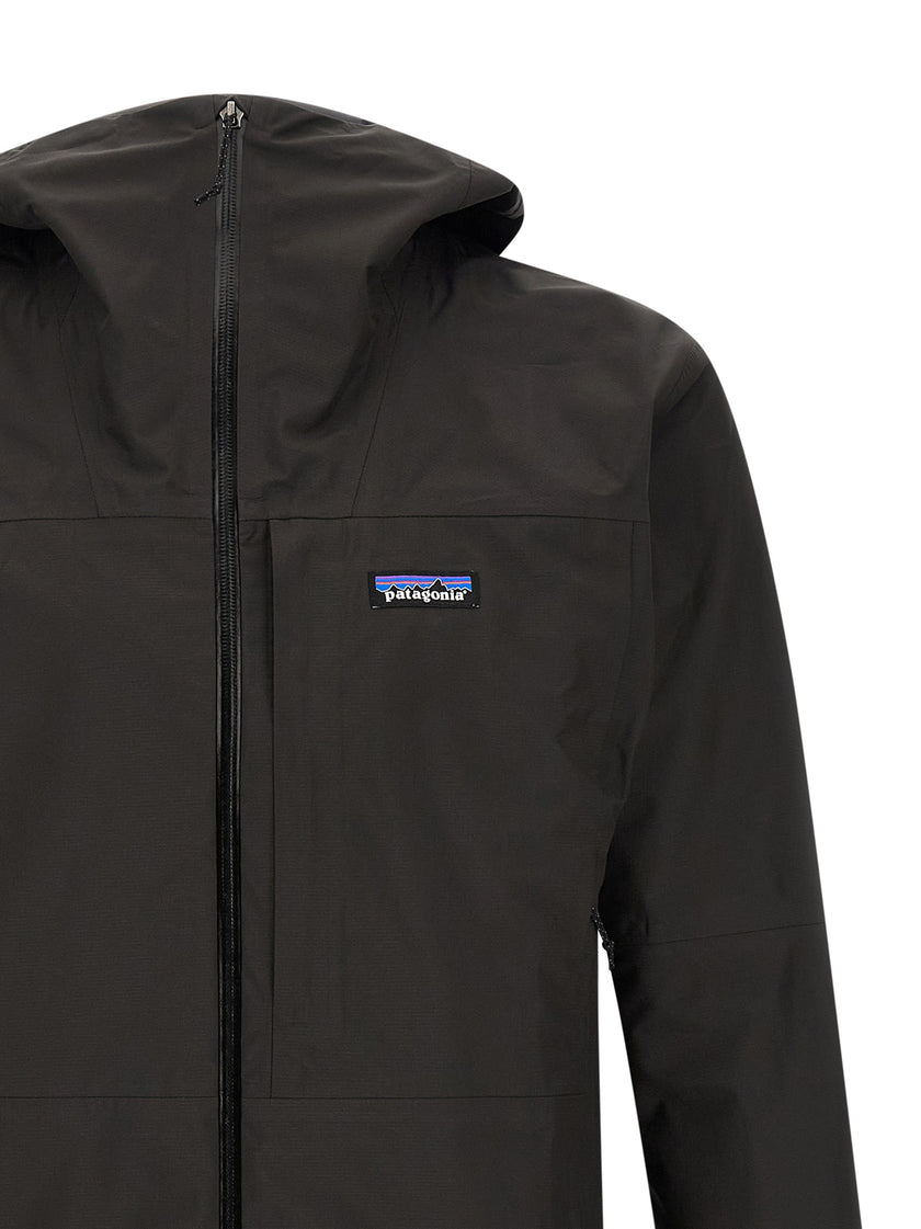 PATAGONIA Schwarze Shell-Jacke aus Polyester