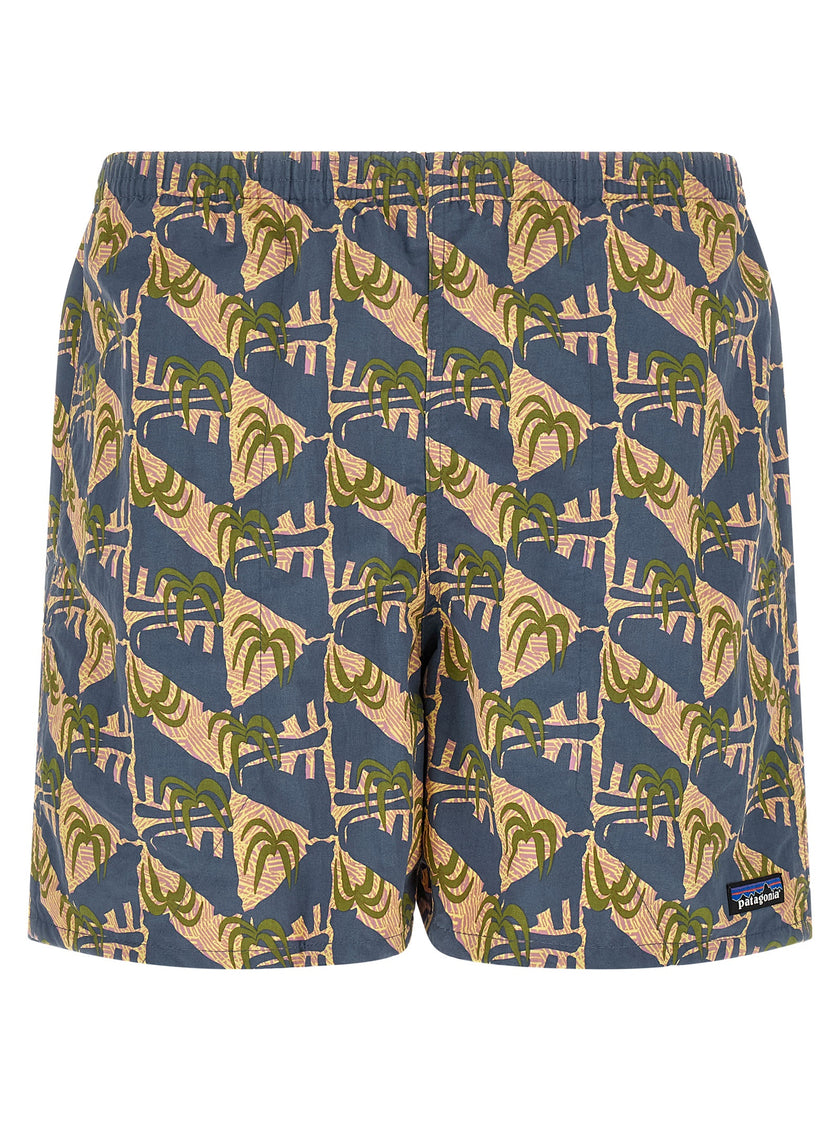 PATAGONIA Blaue Badeshorts aus Polyester