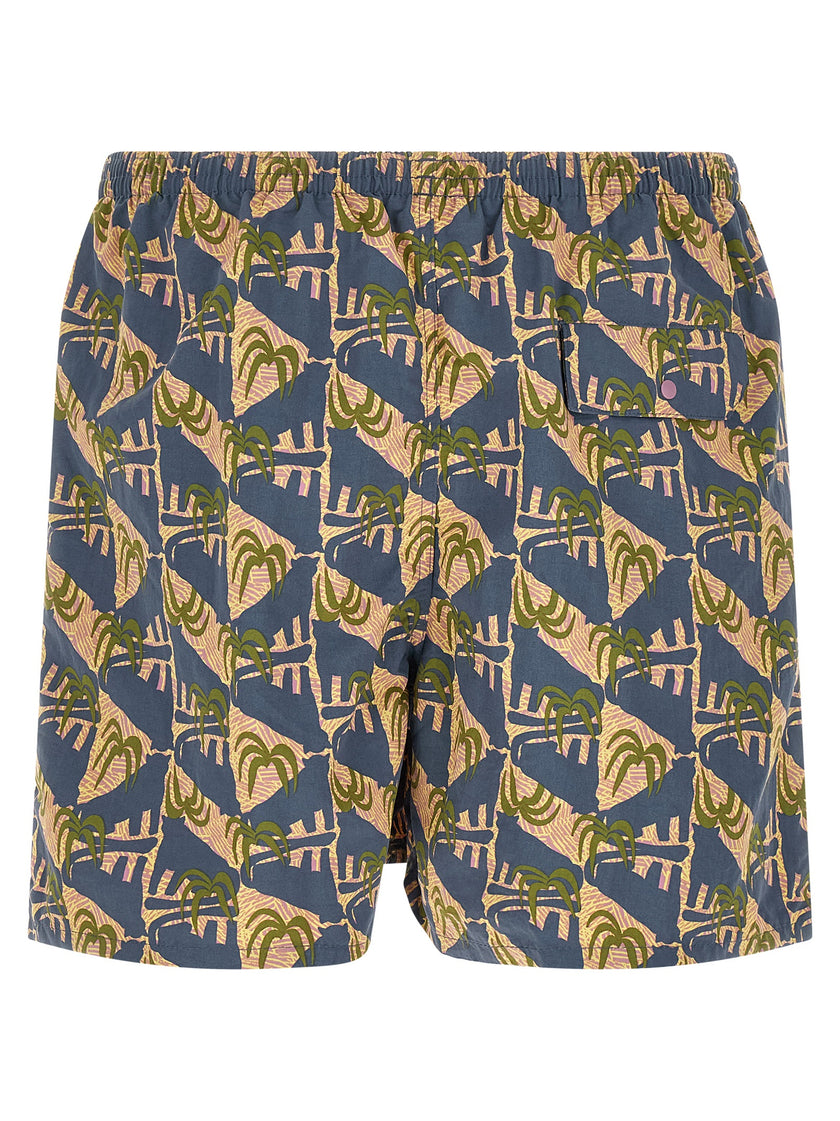 PATAGONIA Blaue Badeshorts aus Polyester