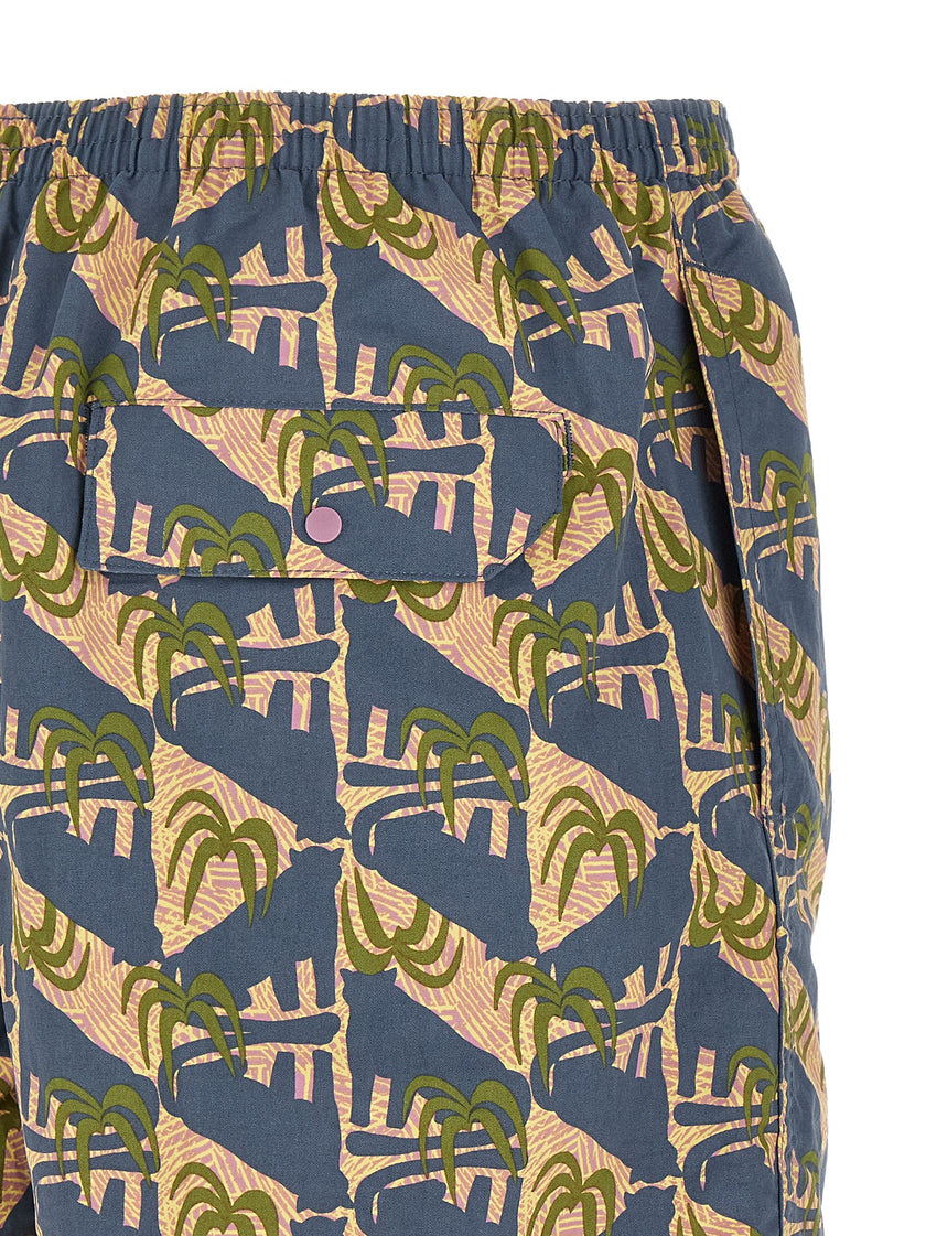 PATAGONIA Blaue Badeshorts aus Polyester