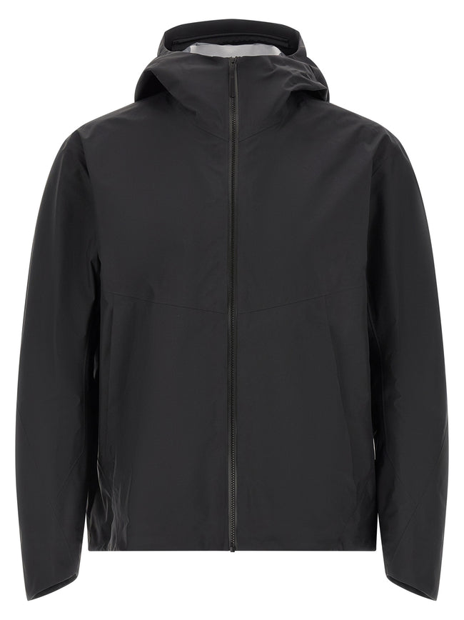 Arc'teryx Veilance Schwarze Nylon-Shell-Jacke