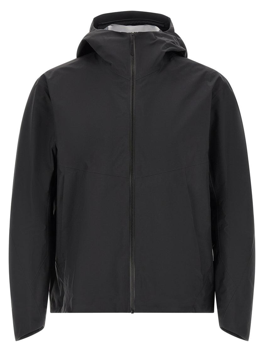 Arc'teryx Veilance Schwarze Nylon-Shell-Jacke