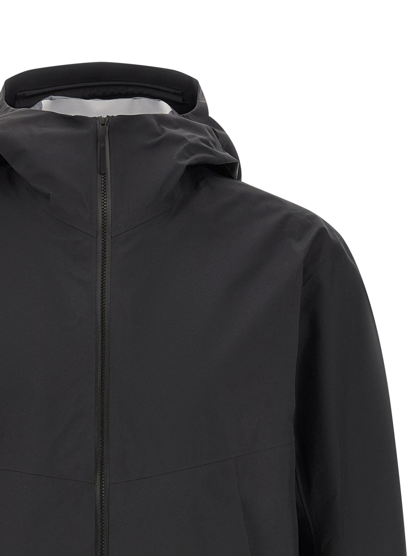 Arc'teryx Veilance Schwarze Nylon-Shell-Jacke
