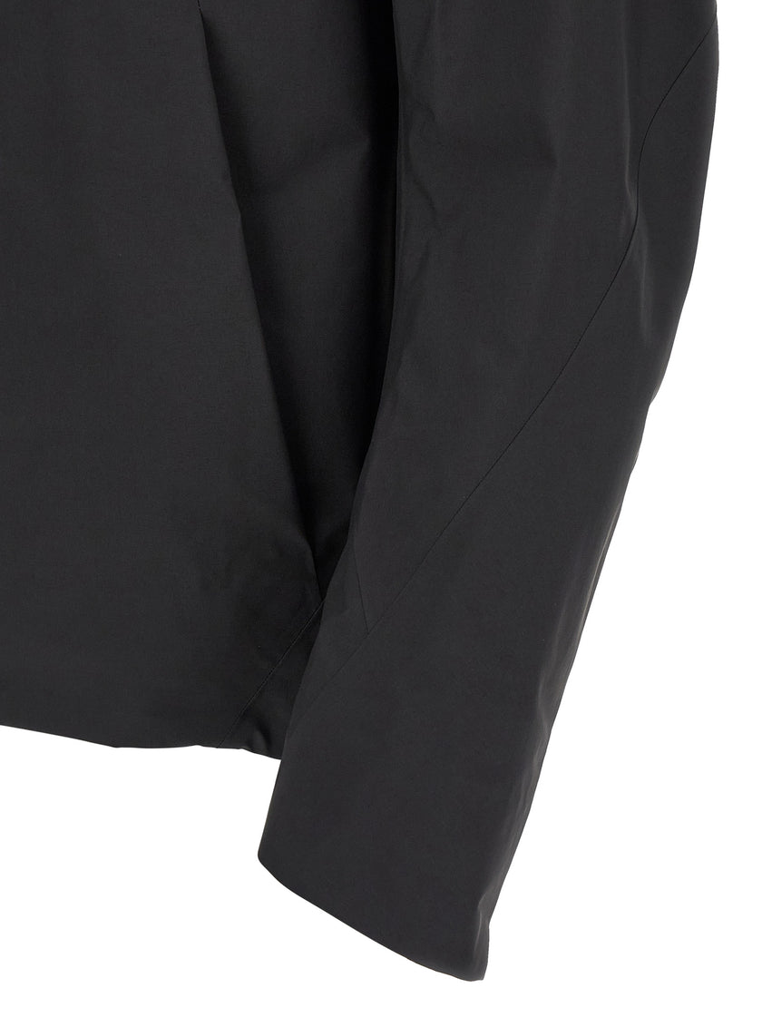 Arc'teryx Veilance Schwarze Nylon-Shell-Jacke