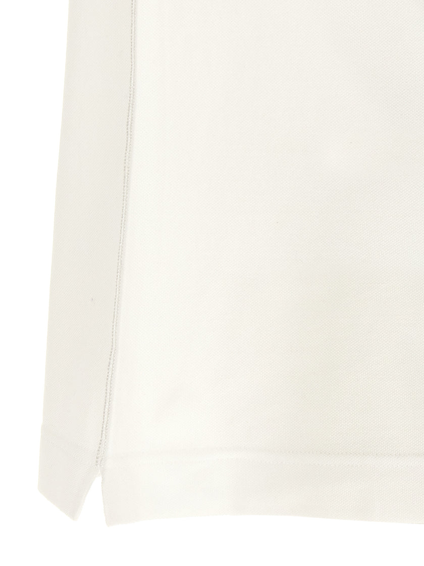 Dolce & Gabbana Weißes Poloshirt aus Baumwolle