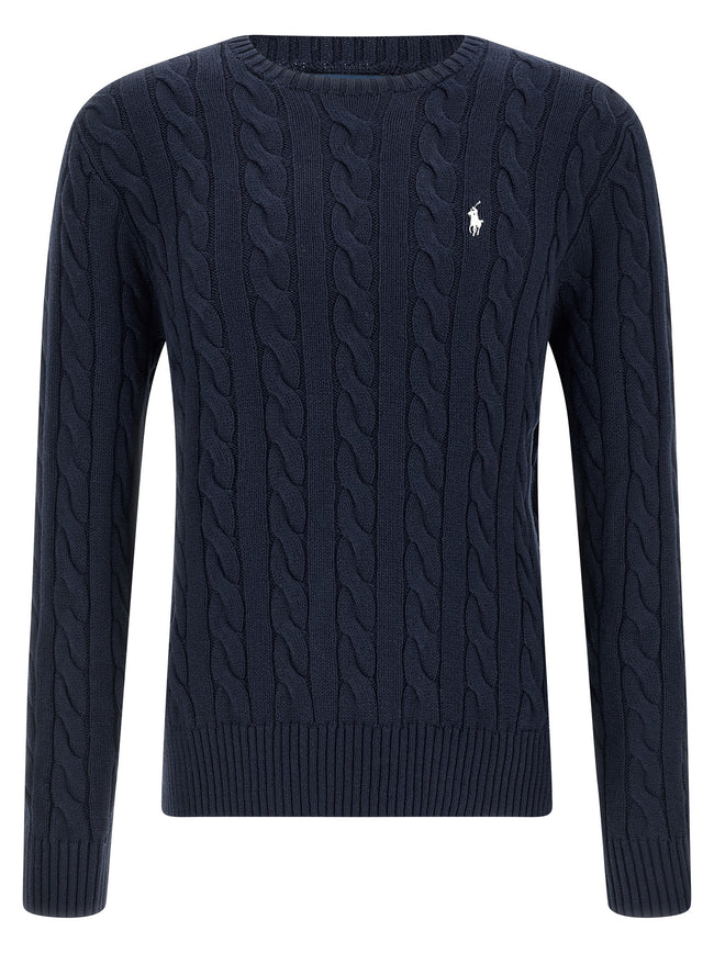 Polo Ralph Lauren Blauer Baumwollcardigan