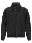 Stone Island Schwarzer Bomber aus Polyamid