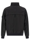 Stone Island Schwarzer Bomber aus Polyamid