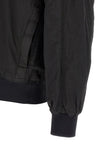 Stone Island Schwarzer Bomber aus Polyamid