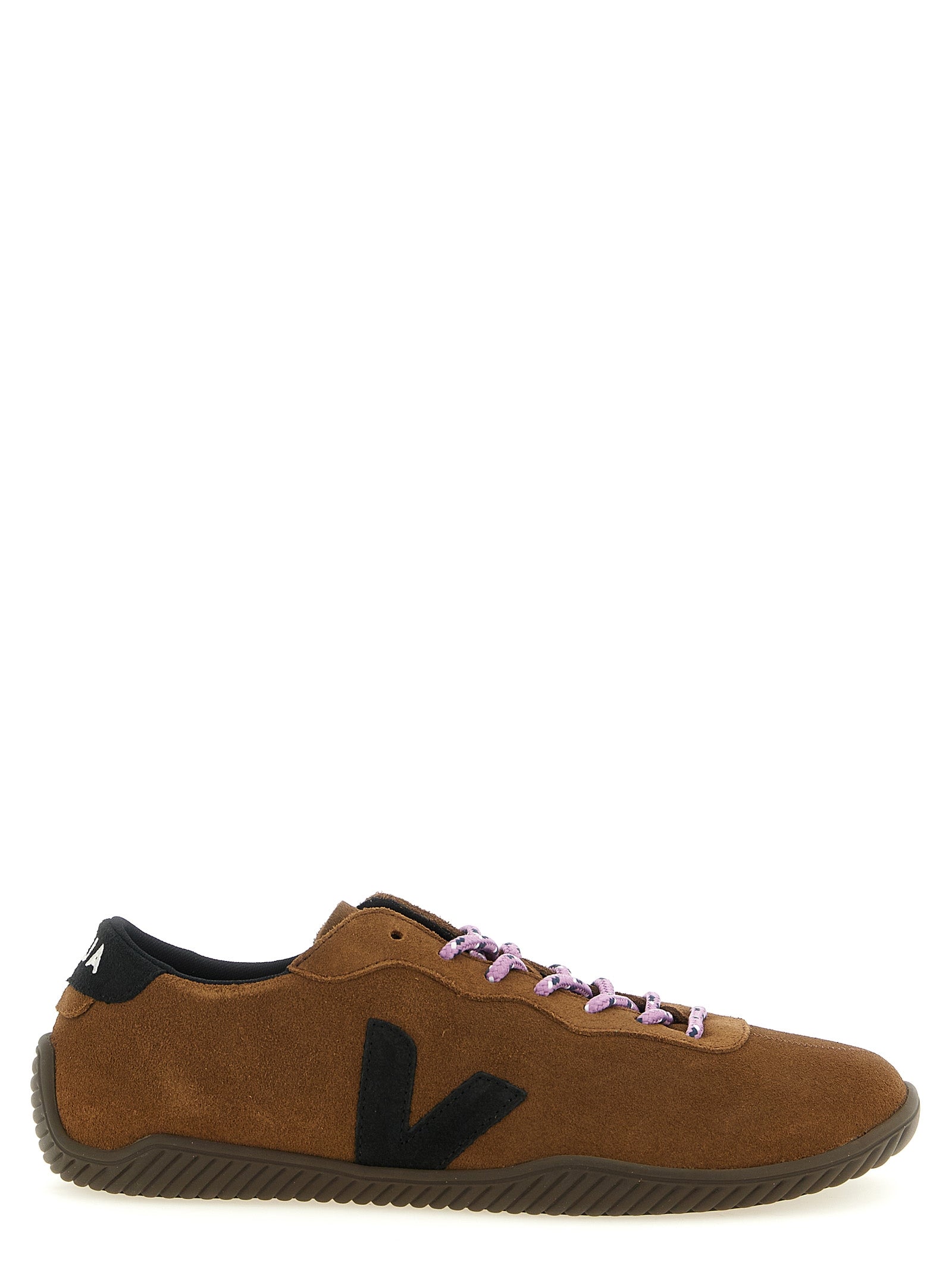Veja Sneakers aus braunem Kalbsleder