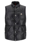 Moncler Ärmellose blaue Jacke aus Polyester