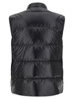 Moncler Ärmellose blaue Jacke aus Polyester