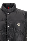 Moncler Schwarze ärmellose Jacke aus Polyester
