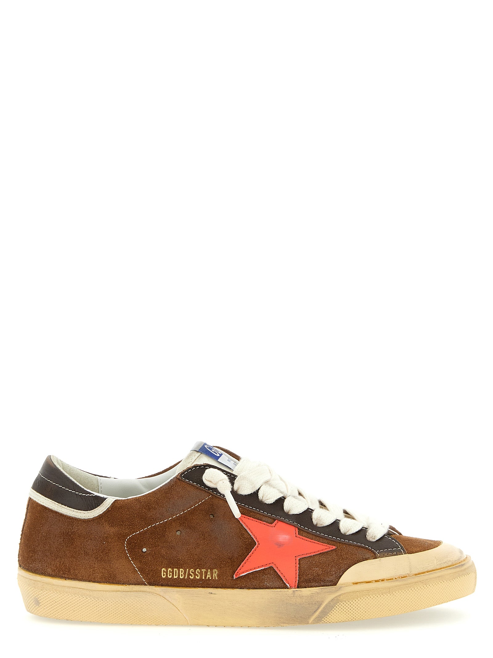 Golden Goose Sneakers aus braunem Rindsleder, Low-Top