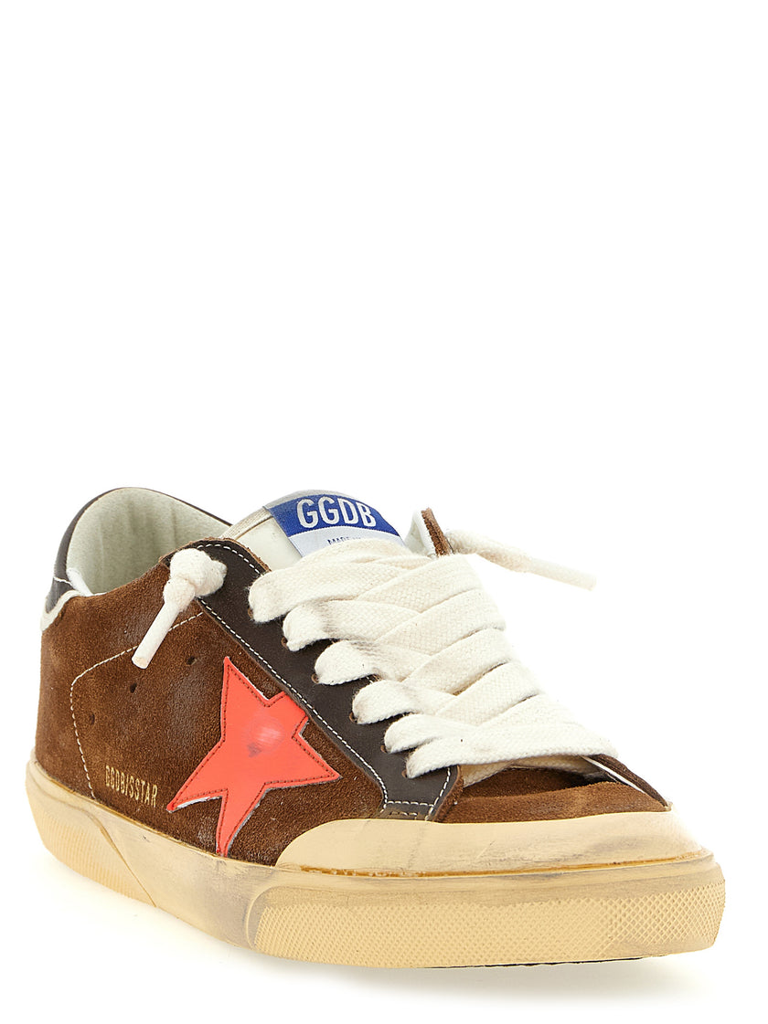 Golden Goose Sneakers aus braunem Rindsleder, Low-Top
