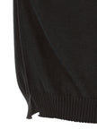MA'RY'YA Schwarzer Baumwollcardigan