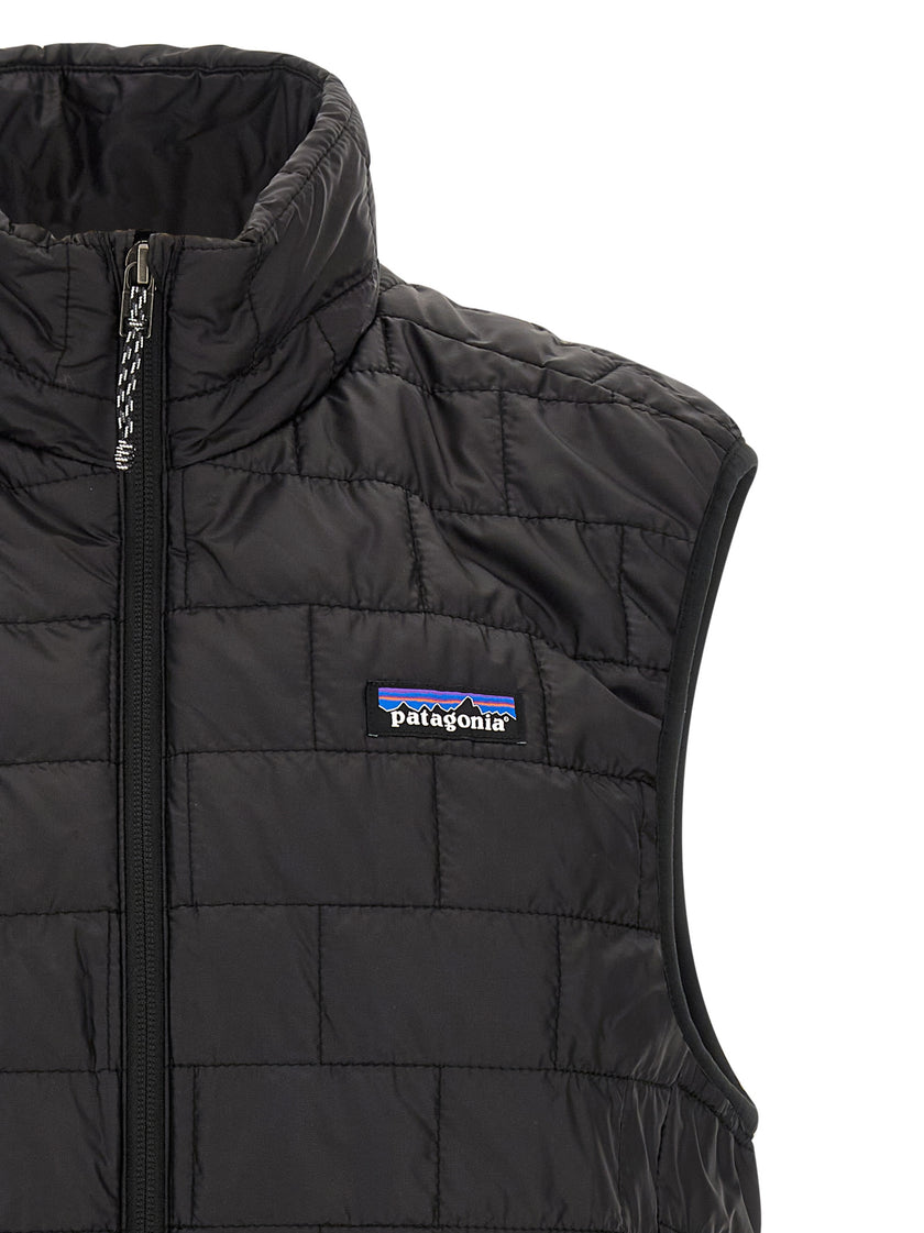 PATAGONIA Schwarze ärmellose Jacke aus Polyester