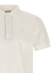 Burberry Weißes Poloshirt aus Baumwolle